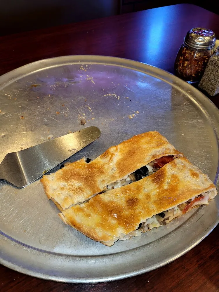 House Stromboli with Black Olives